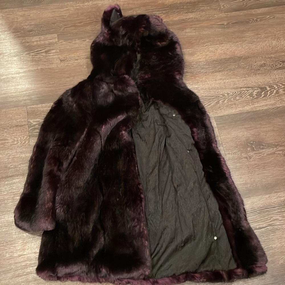 SpiritHoods Purple Faux Fur Jacket - Picture 8 of 9